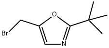 Oxazole, 5-(bromomethyl)-2-(1,1-dimethylethyl)- Structural