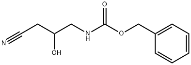 benzyl (3-cyano-2-hydroxypropyl)carbamate Structural