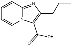 Imidazo[1,2-a]pyridine-3-carboxylic acid, 2-propyl- Structural