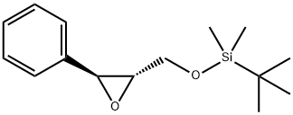 Oxirane, 2-[[[(1,1-dimethylethyl)dimethylsilyl]oxy]methyl]-3-phenyl-, (2S,3S)- Structural