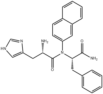 H-His-Phe-βNA · 2 HCl Structural