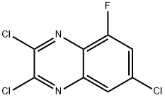 Quinoxaline, 2,3,7-trichloro-5-fluoro- Structural
