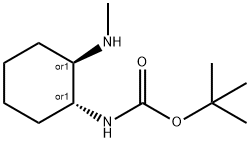 trans-1-N-Boc-2-methylaminocyclohexane Structural