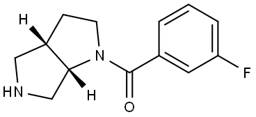Rel-(3-Fluorophenyl)((3As,6As)-Hexahydropyrrolo[3,4-B]Pyrrol-1(2H)-Yl)Methanone Structural
