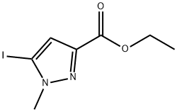 ethyl 5-iodo-1-methyl-1H-pyrazole-3-carboxylate Structural