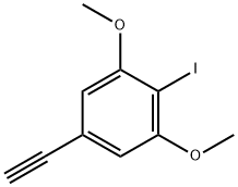 Benzene, 5-ethynyl-2-iodo-1,3-dimethoxy- Structural