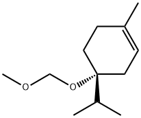Cyclohexene, 4-(methoxymethoxy)-1-methyl-4-(1-methylethyl)-, (4R)- Structural
