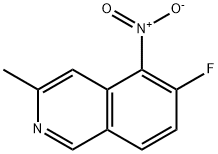 Isoquinoline, 6-fluoro-3-methyl-5-nitro- Structural