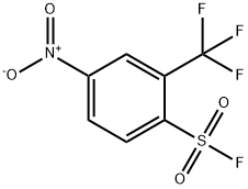 Benzenesulfonyl fluoride, 4-nitro-2-(trifluoromethyl)- Structural