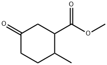 Cyclohexanecarboxylic acid, 2-methyl-5-oxo-, methyl ester Structural