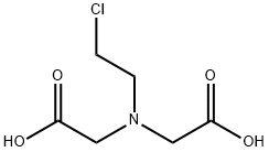 Glycine, N-(carboxymethyl)-N-(2-chloroethyl)- Structural