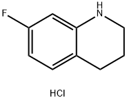 Quinoline, 7-fluoro-1,2,3,4-tetrahydro-, hydrochloride (1:1) Structural