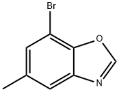 Benzoxazole, 7-bromo-5-methyl- Structural