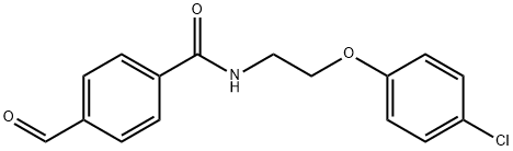 Benzamide, N-[2-(4-chlorophenoxy)ethyl]-4-formyl- Structural