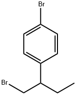 Benzene, 1-bromo-4-[1-(bromomethyl)propyl]- Structural