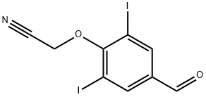 Acetonitrile, 2-(4-formyl-2,6-diiodophenoxy)- Structural