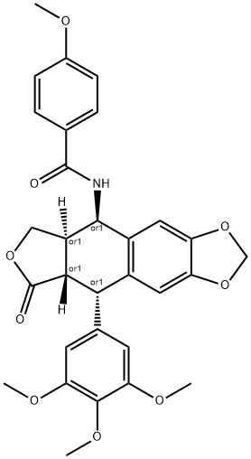 Podophyllotoxin, derivative of