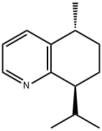 Quinoline, 5,6,7,8-tetrahydro-5-methyl-8-(1-methylethyl)-, (5R-trans)- (9CI) Structural