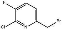 Pyridine, 6-(bromomethyl)-2-chloro-3-fluoro- Structural