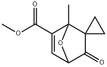 Spiro[cyclopropane-1,2'-[7]oxabicyclo[2.2.1]hept[5]ene]-6'-carboxylic acid, 1'-methyl-3'-oxo-, methyl ester Structural