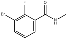 Benzamide, 3-bromo-2-fluoro-N-methyl- Structural