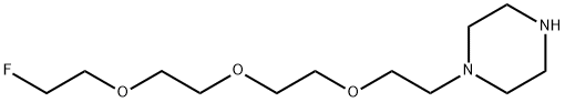 Piperazine, 1-[2-[2-[2-(2-fluoroethoxy)ethoxy]ethoxy]ethyl]- Structural