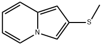 Indolizine, 2-(methylthio)- Structural