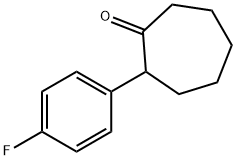 Cycloheptanone, 2-(4-fluorophenyl)- Structural