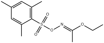 Ethanimidic acid, N-[[(2,4,6-trimethylphenyl)sulfonyl]oxy]-, ethyl ester, (1E)- Structural