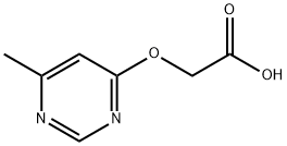 Acetic acid, 2-[(6-methyl-4-pyrimidinyl)oxy]- Structural