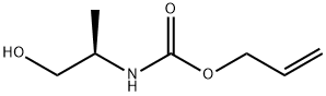 Carbamic acid, N-[(1R)-2-hydroxy-1-methylethyl]-, 2-propen-1-yl ester Structural