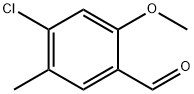 Benzaldehyde, 4-chloro-2-methoxy-5-methyl- Structural