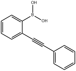 Boronic acid, B-[2-(2-phenylethynyl)phenyl]- Structural