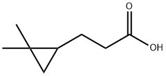 Cyclopropanepropanoic acid, 2,2-dimethyl- Structural
