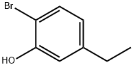 Phenol, 2-bromo-5-ethyl- Structural