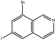 Isoquinoline, 8-bromo-6-iodo- Structural