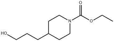Ethyl 4-(3-Hydroxypropyl)piperidine-1-carboxylate Structural