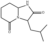 Imidazo[1,2-a]pyridine-2,5(1H,3H)-dione, tetrahydro-3-(2-methylpropyl)- Structural