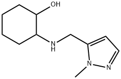 Cyclohexanol, 2-[[(1-methyl-1H-pyrazol-5-yl)methyl]amino]- Structural