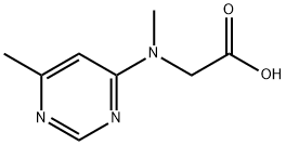 Glycine, N-methyl-N-(6-methyl-4-pyrimidinyl)- Structural