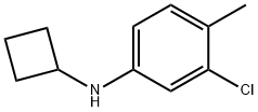 Benzenamine, 3-chloro-N-cyclobutyl-4-methyl- Structural