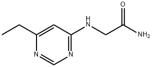 Acetamide, 2-[(6-ethyl-4-pyrimidinyl)amino]- Structural