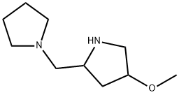 Pyrrolidine, 4-methoxy-2-(1-pyrrolidinylmethyl)- Structural