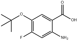 Benzoic acid, 2-amino-5-(1,1-dimethylethoxy)-4-fluoro- Structural