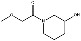 Ethanone, 1-(3-hydroxy-1-piperidinyl)-2-methoxy- Structural