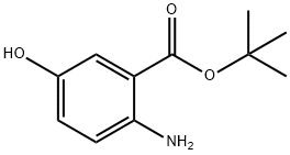 Benzoic acid, 2-amino-5-hydroxy-, 1,1-dimethylethyl ester Structural