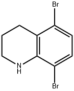 Quinoline, 5,8-dibromo-1,2,3,4-tetrahydro- Structural