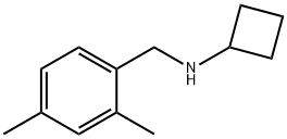 Benzenemethanamine, N-cyclobutyl-2,4-dimethyl- Structural