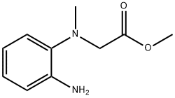 Glycine, N-(2-aminophenyl)-N-methyl-, methyl ester Structural