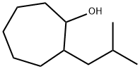 Cycloheptanol, 2-(2-methylpropyl)- Structural